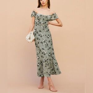 REFORMATION | Butterfly Dress in Verde Size:12 NWT